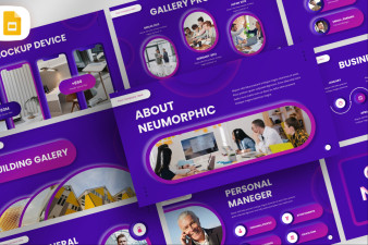 Creative Neumorphic Business Google Slide Template